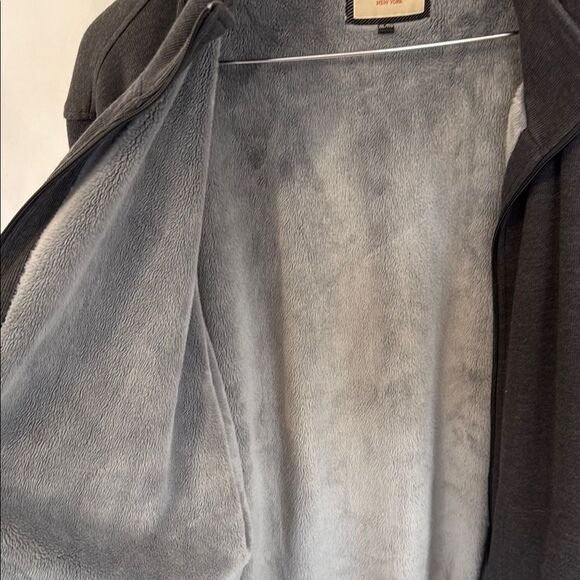 Men's Marvin Richards New York Gray Full-Zip Sweater Sz XXL - Picture 3 of 4